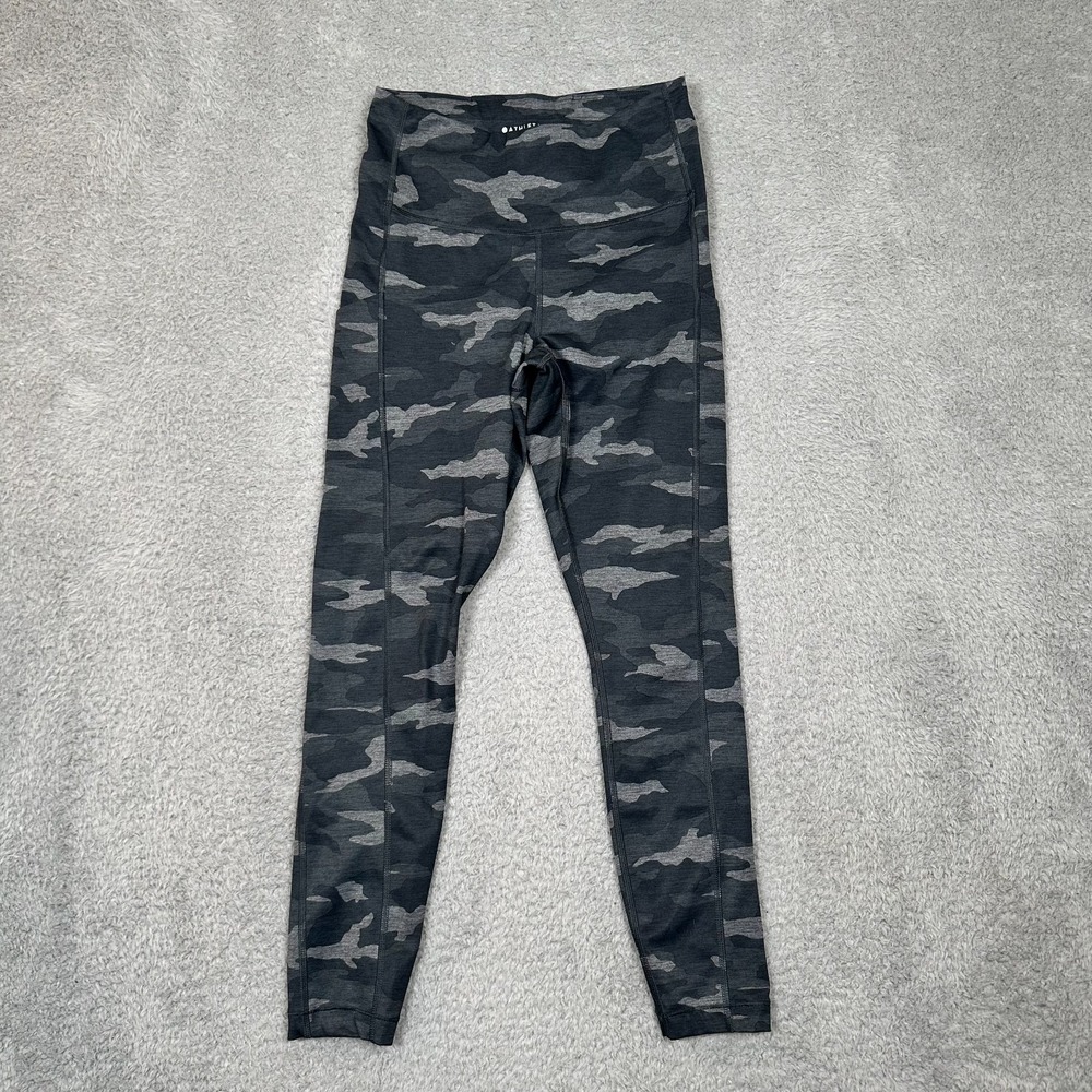Athleta Ultimate Camo 7/8 Tight Leggings Stash Pockets Size XS‎ Extra Small
